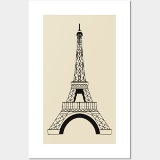 Paris Eiffel Tower sticker Posters and Art